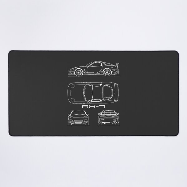 Item preview, Detailed RX Blueprint Design with Technical Drawing Style designed and sold by Ryou113.