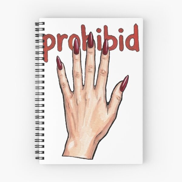 Item preview, Prohibido Gothic Hand with Red Stiletto Nails Art designed and sold by MaRCAStro.