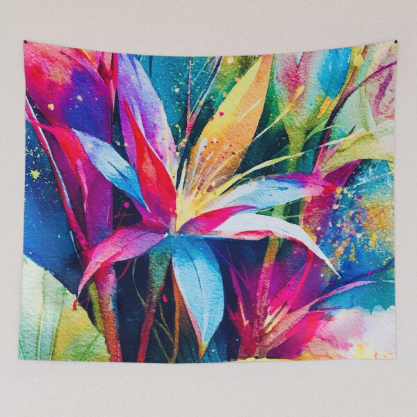 Item preview, Flor de acuarela tropical designed and sold by baksuart.