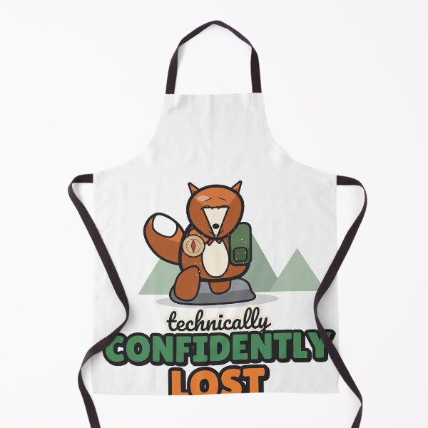 Item preview, Confidently Lost - Funny Hiking Fox designed and sold by BooAndBloomCo.