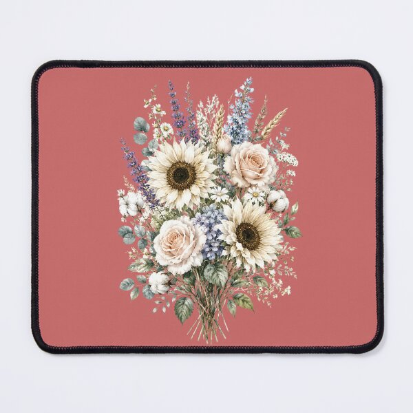 Item preview, Farmhouse Floral Watercolor Bundle – Rustic Botanical Flower Collection designed and sold by Amsafjol.
