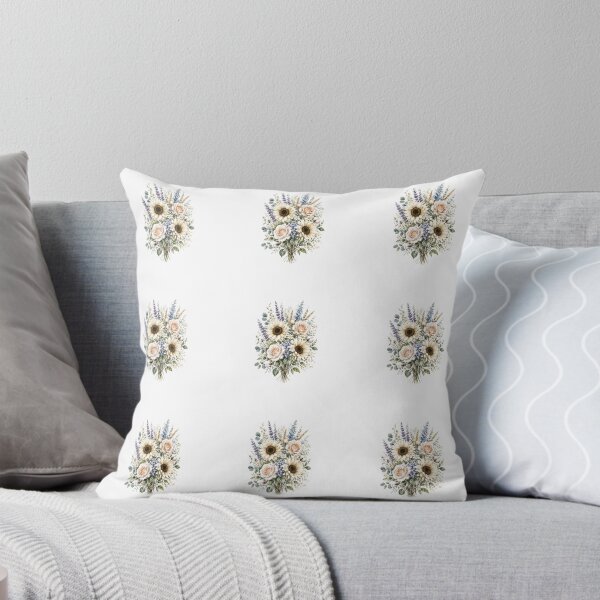Item preview, Farmhouse Floral Watercolor Bundle – Rustic Botanical Flower Collection designed and sold by Amsafjol.