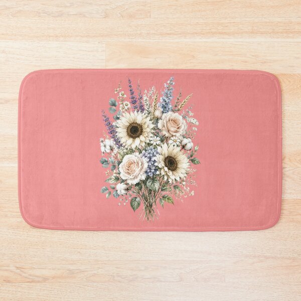 Item preview, Farmhouse Floral Watercolor Bundle – Rustic Botanical Flower Collection designed and sold by Amsafjol.