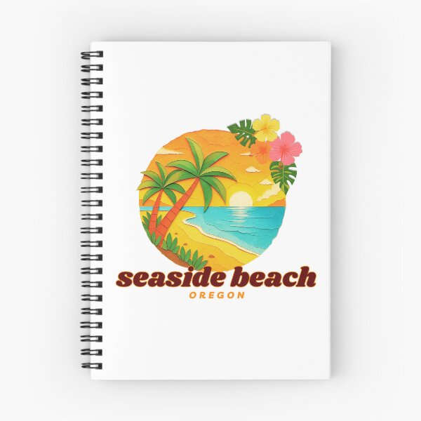 Item preview, Seaside Beach Oregon Paper Cut Sunset | Pacific Northwest Vacation Souvenir designed and sold by DonnaRaine.
