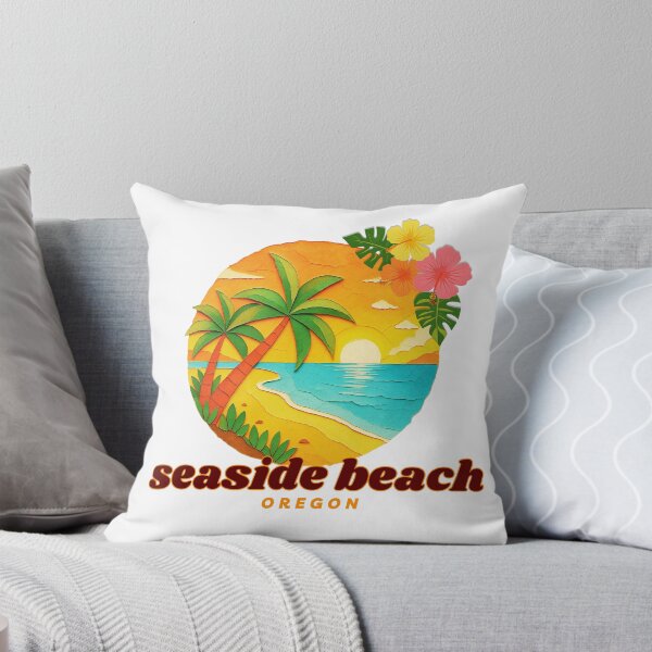 Item preview, Seaside Beach Oregon Paper Cut Sunset | Pacific Northwest Vacation Souvenir designed and sold by DonnaRaine.