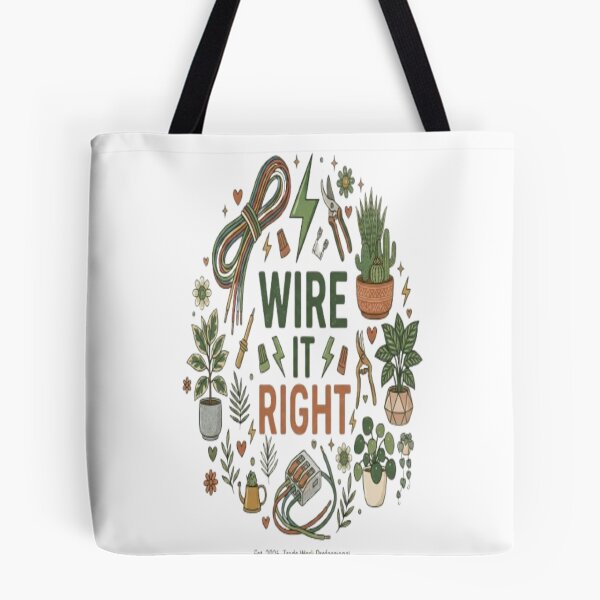 Item preview, Wire It Right Funny Electrician Electrical Worker Gift designed and sold by ArtsyElegance4U ⭐⭐⭐⭐⭐.