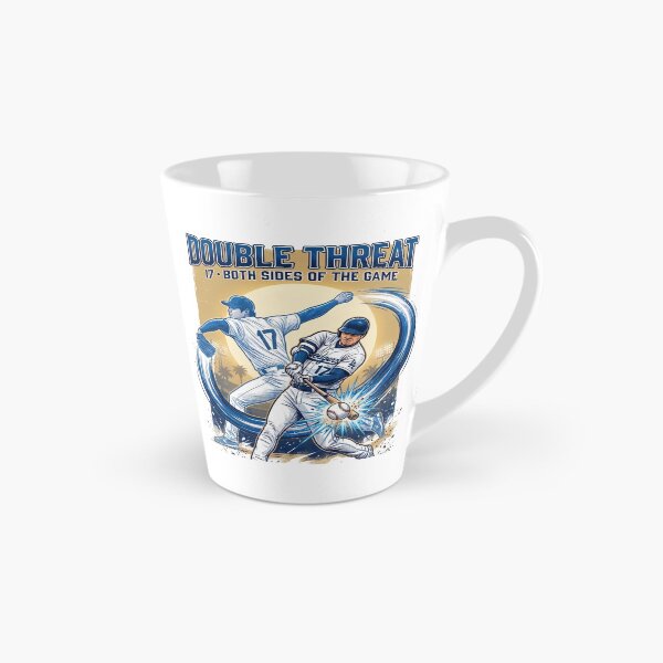 Item preview, Double Threat Baseball Player T-Shirt - Pitcher and Batter Graphic LA designed and sold by Pandora´s Box.