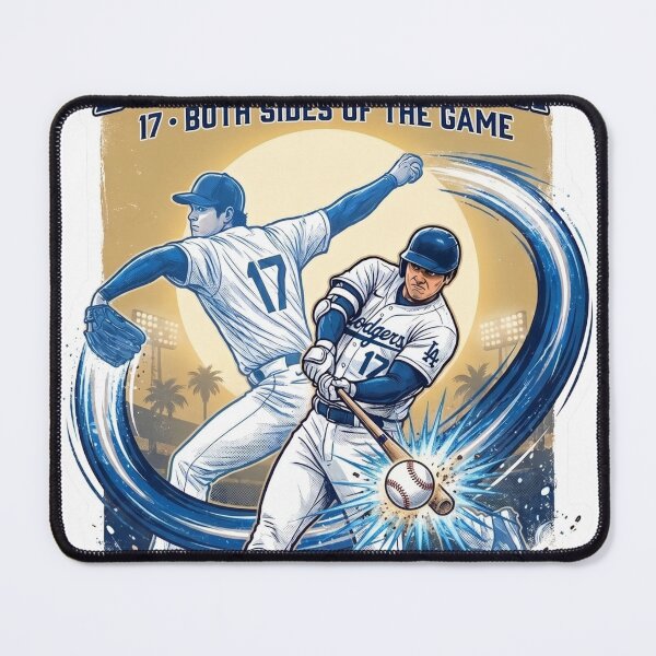 Item preview, Double Threat Baseball Player T-Shirt - Pitcher and Batter Graphic LA designed and sold by Pandora´s Box.