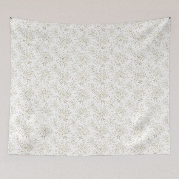 Item preview, Vintage Floral Cream White Bride designed and sold by gulsumkiyan.