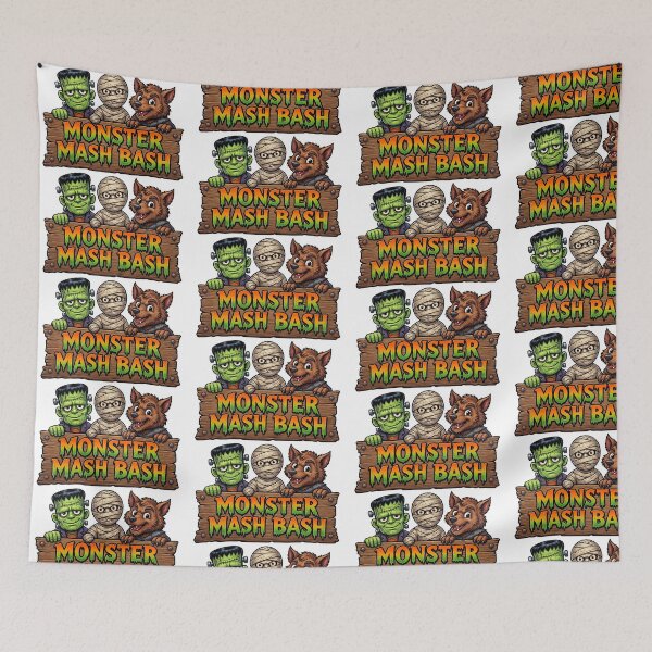 Item preview, Monster Mash Bash Halloween ocassion designed and sold by SABEHAT.