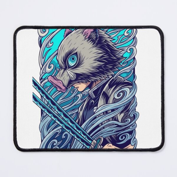 Item preview, Inosuke Hashibira Boar Mask Japanese Art Frame designed and sold by SelosoPaheng.