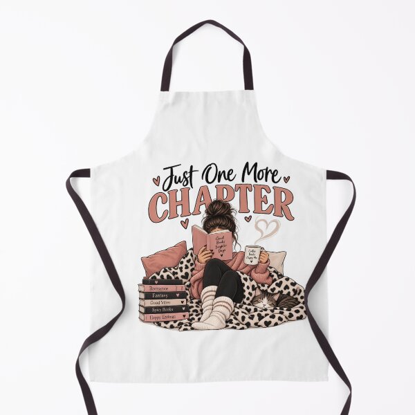 Item preview, Just One More Chapter – Leopard Print Book Lover designed and sold by Jolie Cadence.
