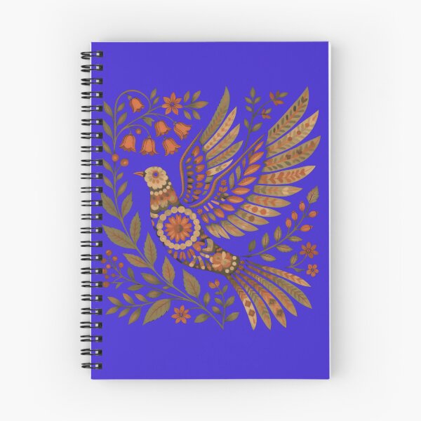 Item preview, Vintage Folk Art Bird – Floral Botanical Boho Illustration designed and sold by Mousy17.