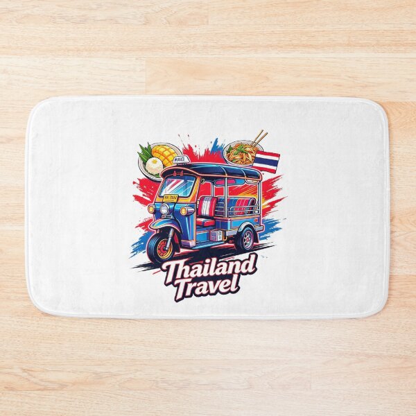 Item preview, Thailand Travel Tuk Tuk – Thai Street Food & Adventure designed and sold by VladisWorld.