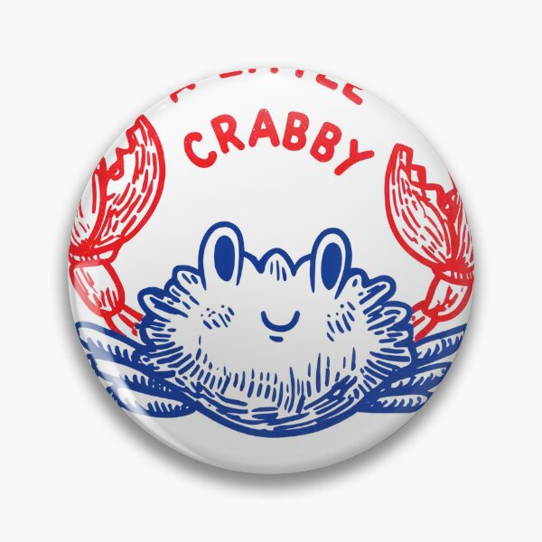 Item preview, A Little Crabby – Cute Crab Line Art designed and sold by Marie Gems.