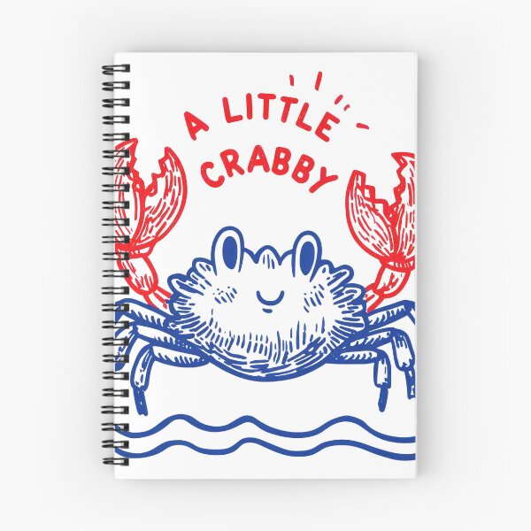 Item preview, A Little Crabby – Cute Crab Line Art designed and sold by Marie Gems.