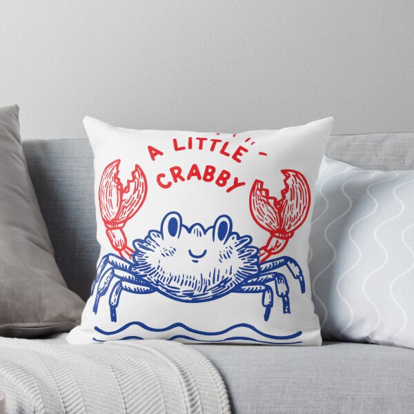 Item preview, A Little Crabby – Cute Crab Line Art designed and sold by Marie Gems.