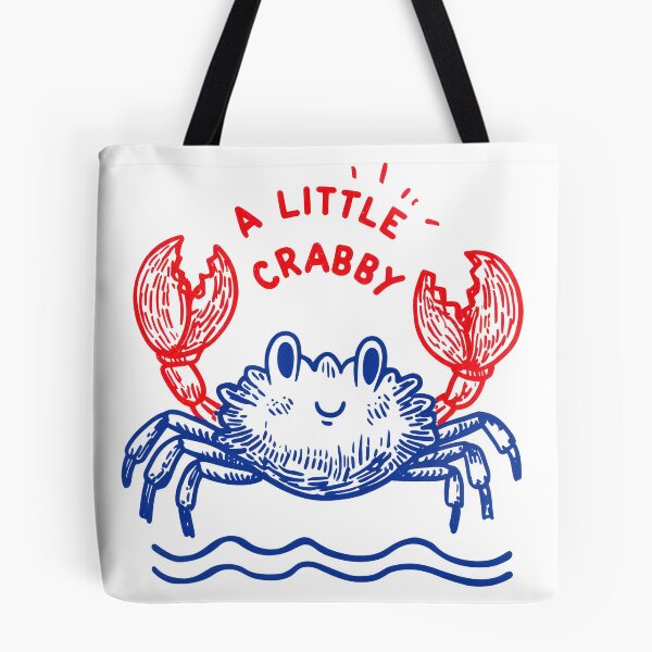 Item preview, A Little Crabby – Cute Crab Line Art designed and sold by Marie Gems.
