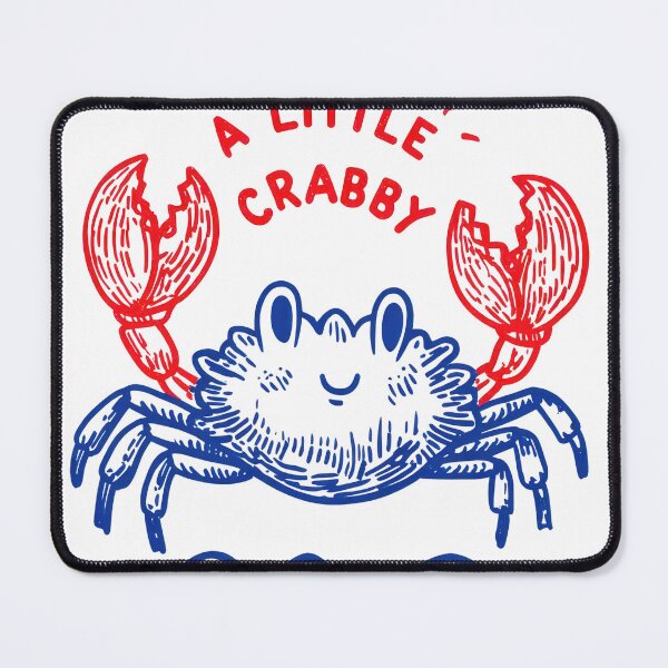 Item preview, A Little Crabby – Cute Crab Line Art designed and sold by Marie Gems.
