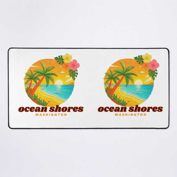 Item preview, Ocean Shores Washington Paper Cut Sunset | Pacific Northwest Vacation Souvenir designed and sold by DonnaRaine.