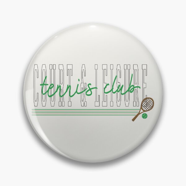 Item preview,  Court & Leisure Tennis Club designed and sold by JustAsmahDesign.
