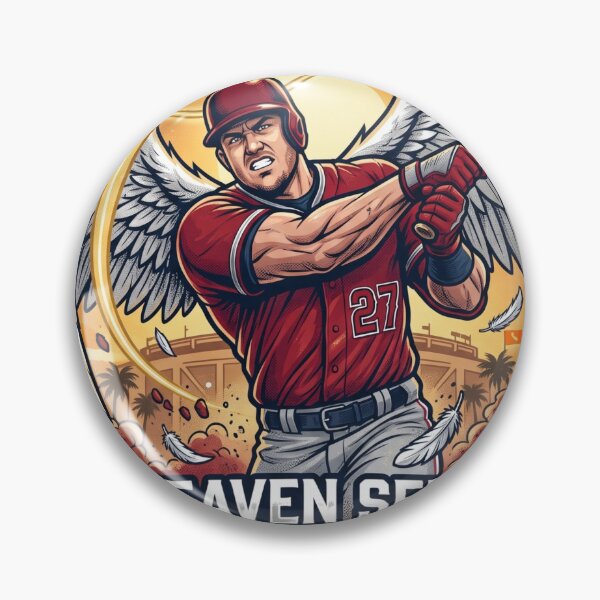 Item preview, Heaven Sent Power Baseball T-Shirt - Celestial Slugger Graphic designed and sold by Pandora´s Box.