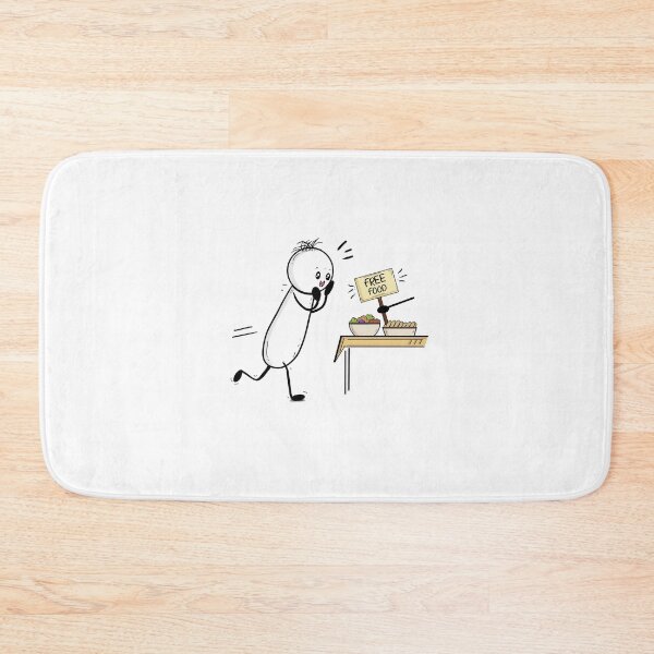 Item preview, Did Someone Say Free Food? – Hand-drawn Relatable Digital Illustration & Print designed and sold by MyVisionaryHuez.