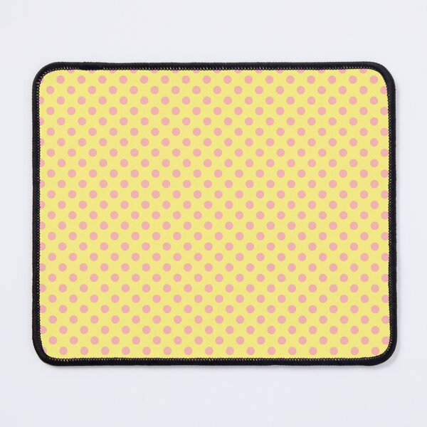 Item preview, Pink Polka Dots on Pastels Yellow - Retro Cute Dot Pattern designed and sold by lovelys-store.