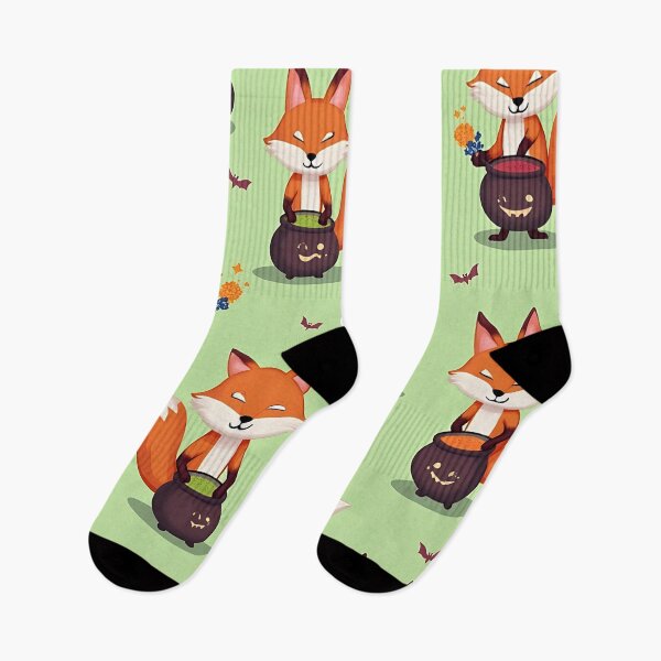 Item preview, Halloween Fox Pattern Magical Fox Art Spooky Kawaii Fox designed and sold by ArtDesignTp.
