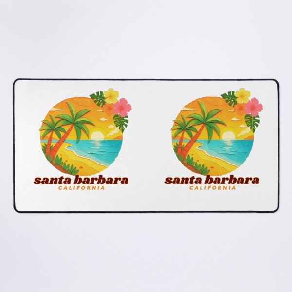 Item preview, Santa Barbara California Paper Cut Sunset | Coastal Vacation Souvenir designed and sold by DonnaRaine.