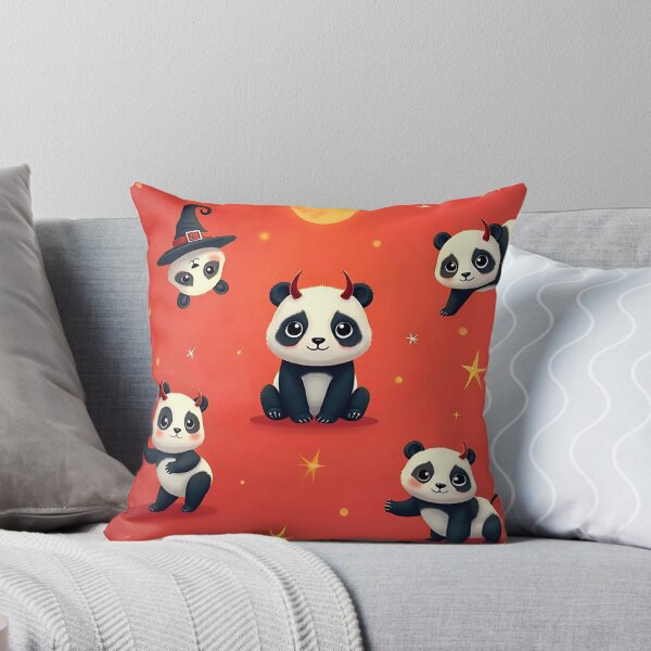 Item preview, Halloween Panda Pattern Cute Panda Witch Spooky Animal Art designed and sold by ArtDesignTp.