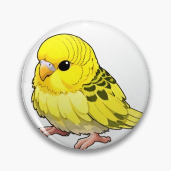 Item preview, Cute Yellow Budgie Parakeet Sticker | Colorful Bird Lover Gift designed and sold by Sepia soul.