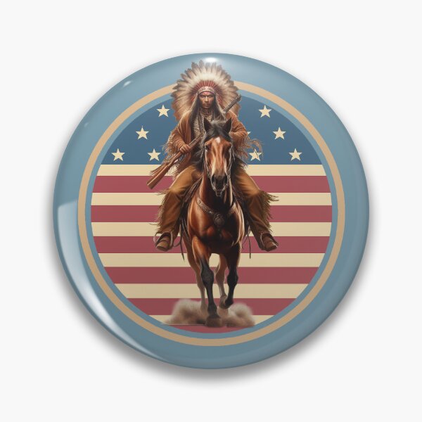 Item preview, VINTAGE INDIAN BRAVE, HORSE, WESTERN ART, NATIVE AMERICAN designed and sold by classic car craze.