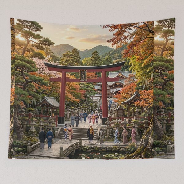 Item preview, Japanese Torii Gate and Temple Garden designed and sold by snoWorkshop.