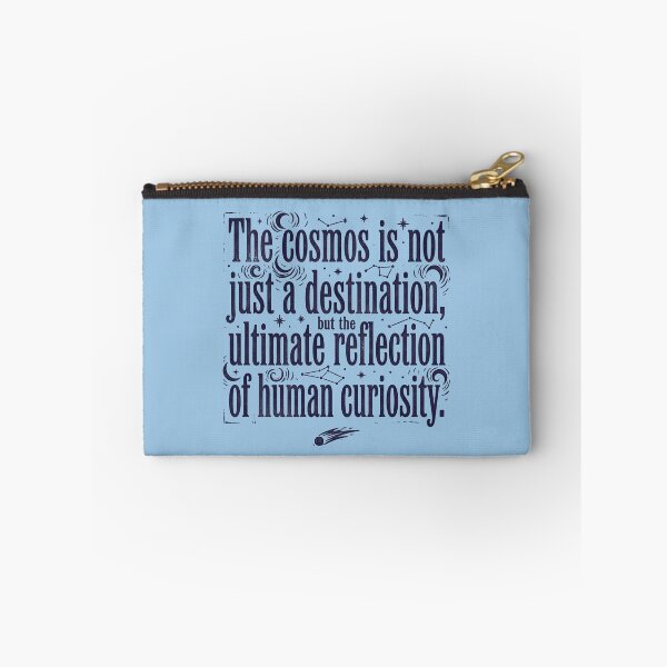 Item preview, The Cosmos Human Curiosity Astronomy Space Quote Graphic designed and sold by KiwiRider.