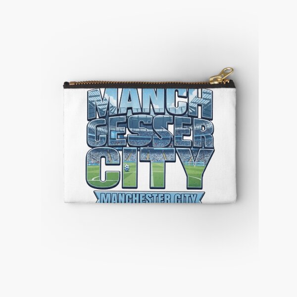 Item preview, Manchester City FC Stadium Collage Typography Art designed and sold by annaarthk.