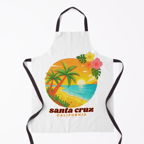 Item preview, Santa Cruz California Paper Cut Sunset | Coastal Vacation Souvenir designed and sold by DonnaRaine.