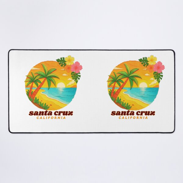 Item preview, Santa Cruz California Paper Cut Sunset | Coastal Vacation Souvenir designed and sold by DonnaRaine.