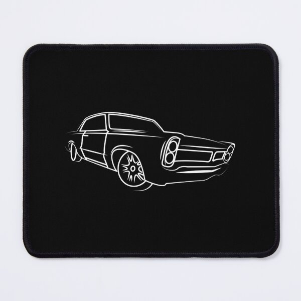 Item preview, Old School Retro Classic Muscle Car Side View Design for Car Enthusiasts designed and sold by AliAhmed1005.