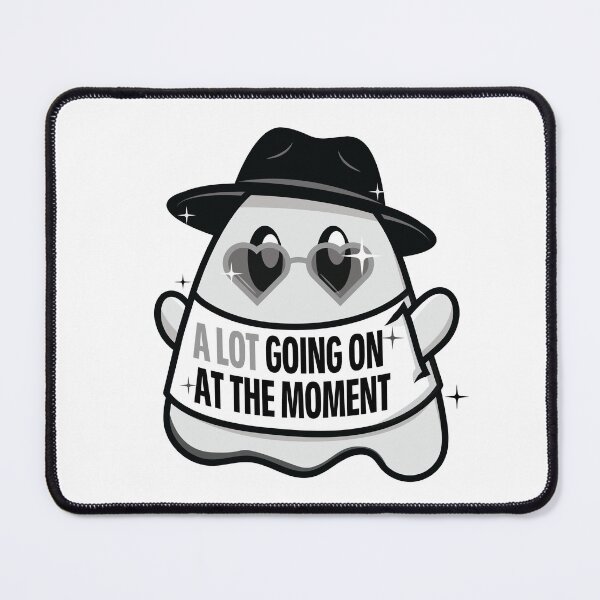 Item preview, Pop Art Ghost Grey A Lot Going On designed and sold by colormemaroon.