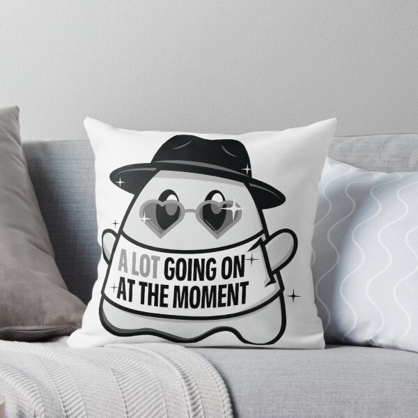 Item preview, Pop Art Ghost Grey A Lot Going On designed and sold by colormemaroon.