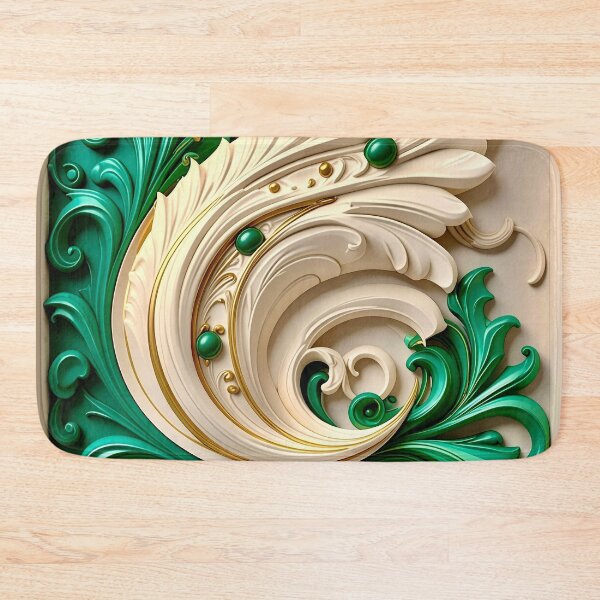 Item preview, Duality of White Ceramic and Jade Marble designed and sold by Vicky Brago-Mitchell®.