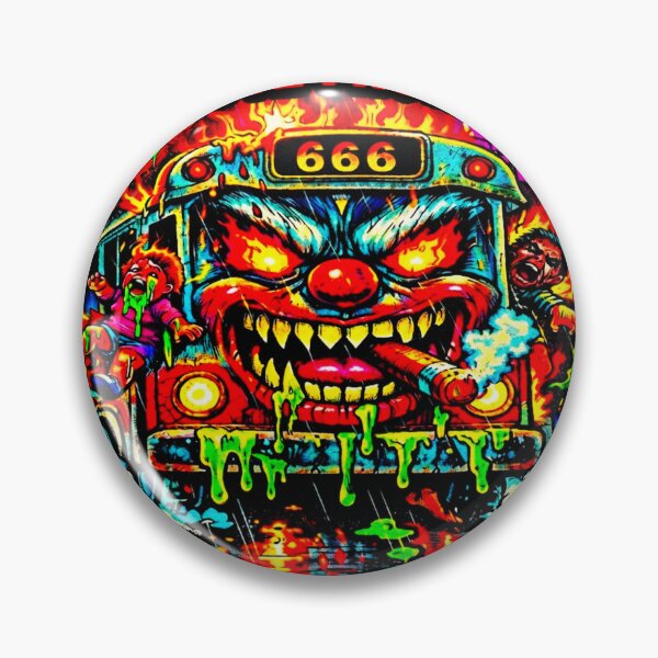 Item preview, Commute From Hell – Funny Sarcastic Bus Ride & Metal Horror Art designed and sold by OmniaGlobal.