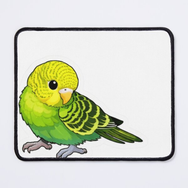 Item preview, Cute Green Budgie Parakeet Sticker | Adorable Bird Lover Pet Gift designed and sold by Sepia soul.