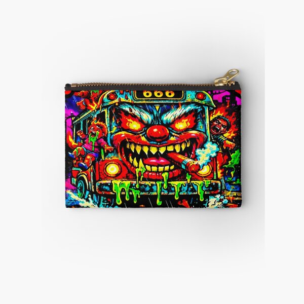 Item preview, Commute From Hell – Funny Sarcastic Bus Ride & Metal Horror Art designed and sold by OmniaGlobal.