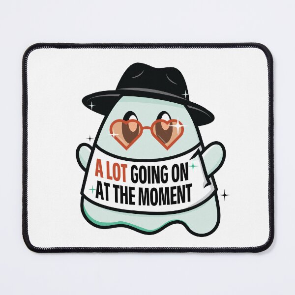 Item preview, Pop Art Ghost Teal and Orange A Lot Going On designed and sold by colormemaroon.