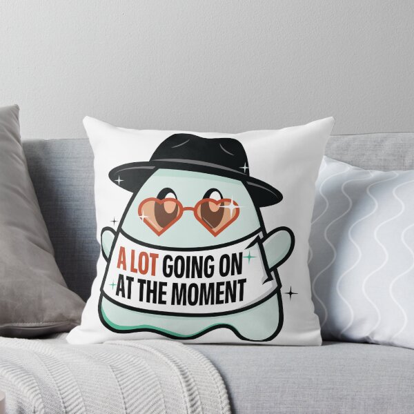 Item preview, Pop Art Ghost Teal and Orange A Lot Going On designed and sold by colormemaroon.