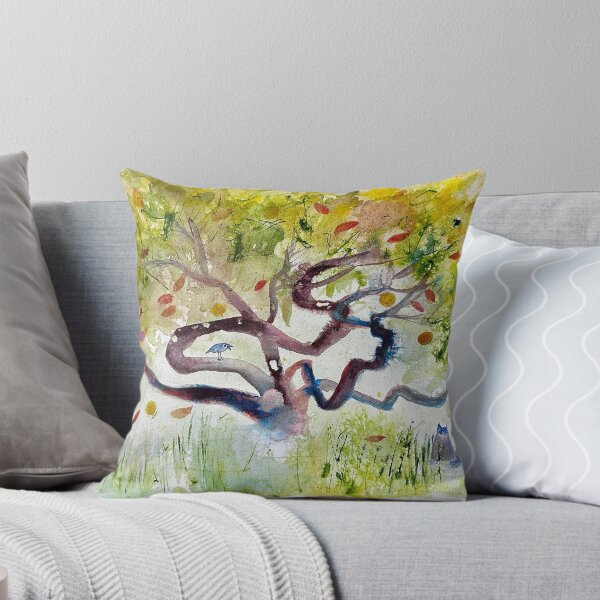 Item preview, Bird, tree and a cat designed and sold by Marianna Tankelevich.