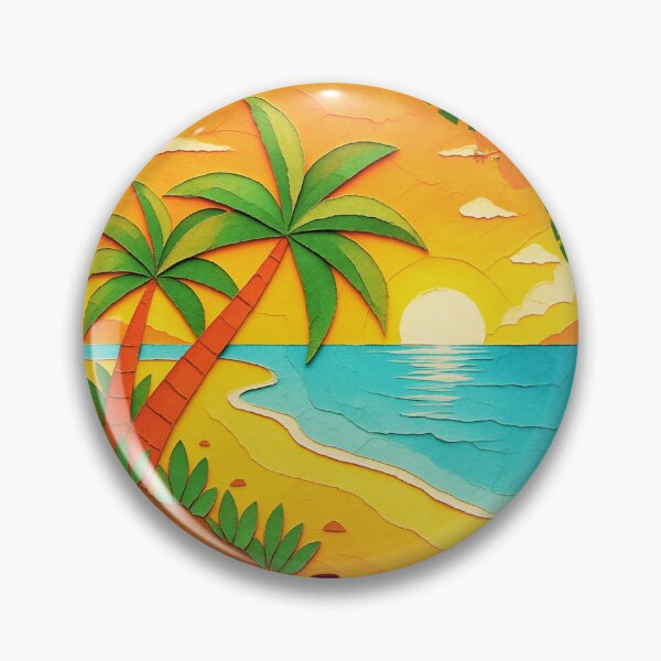 Item preview, Surfside Beach Texas Paper Cut Sunset | Gulf Coast Vacation Souvenir designed and sold by DonnaRaine.