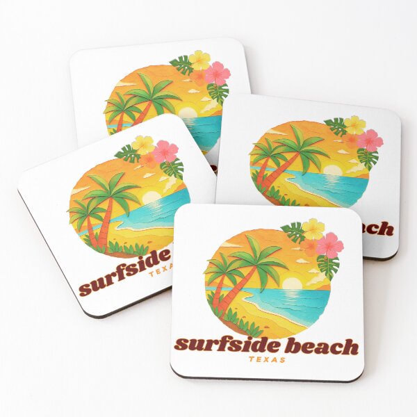Item preview, Surfside Beach Texas Paper Cut Sunset | Gulf Coast Vacation Souvenir designed and sold by DonnaRaine.